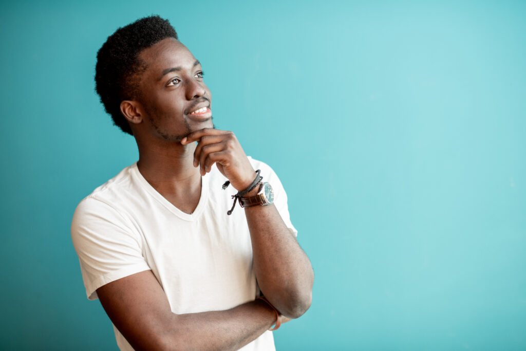 A man thinking about what Ethereal Consulting does